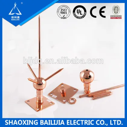 Lightning Protection Air Terminal Or Lightning Rod Price/Lightning Arrester Price