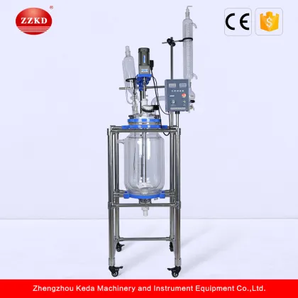 New Bio stirred tank reactor Vacuum glass reactor