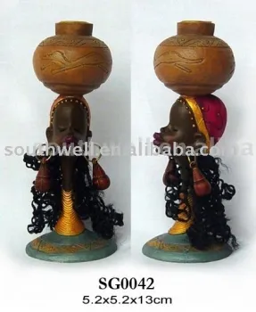 Resin Decoration&amp; Polyresin Souvenirs(African lady)