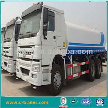 tanker truck, water transport tank truck