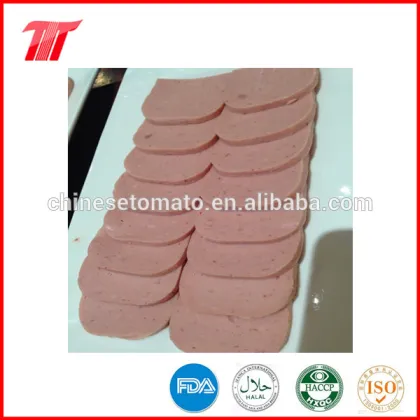 Organic luncheon meat of pork, chicken luncheon meat OEM brand