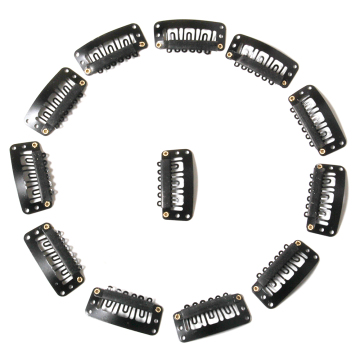 AliLeader 1000pcs/Bag Wholesale U-shape Snap Clips Metal Clips For Hair Extensions
