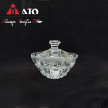 ATO Japanese clear crystal glass bowl with lid