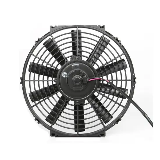 DC12v/24v Universal 12-Inch Electric Fan for Truck Condenser with Straight Blades