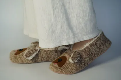 Knit Animal Ballerina Home Indoor Slippers