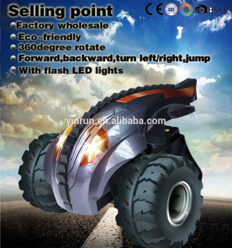 new toy devil tumbler flash light wheels powerful rc car