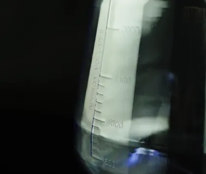 wild mouth Erlenmeyer flask