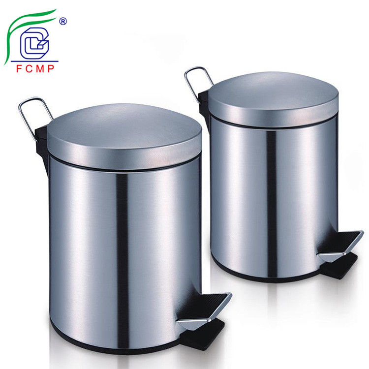 stainless steel pedal bin