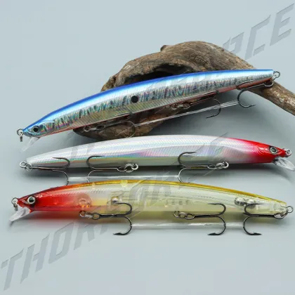 THORFORCE Floating Sea Bass Tungsten Ball Jerk Bait - Ultra-long Casting Minnow Lure