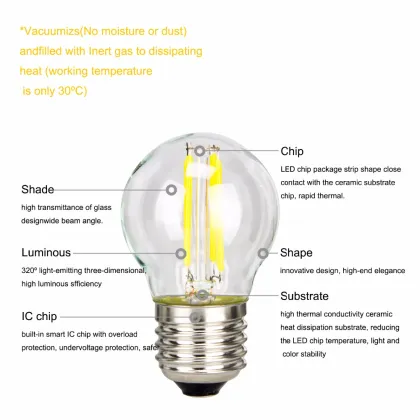 warm white g45 led lighting bulb