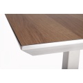 人気のデザイン木製レストランビストロスクエアダイニングテーブル