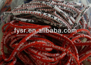 multicolour silicone titanium ropes for braided necklaces cheap ropes for tornado necklaces