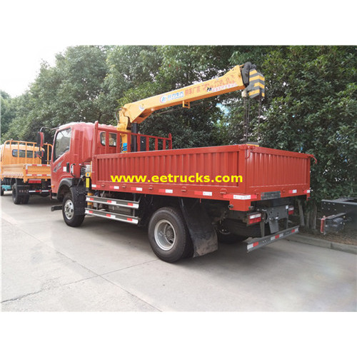 DFAC 4x2 4ton Crane Trucks