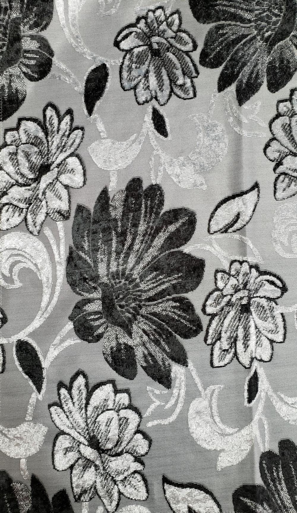 Flower Jacquard Fabric For Sofa Cover A