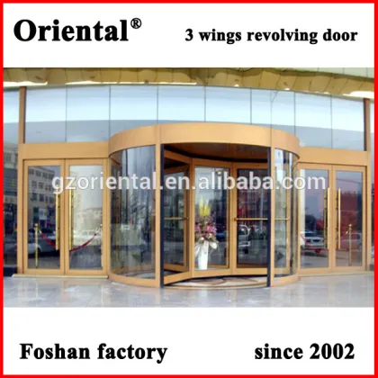 cheap automatic glass door with access control system