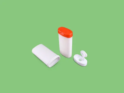 HDPE Plastic Wet Wipe Tissue Canister Container