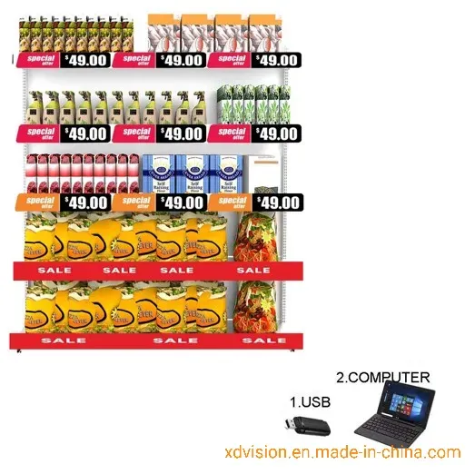 pH1.875 P1.875 RGB Full Color COB LED Ticker Shelf Display