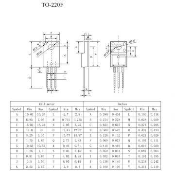 Hot selling TO-220F 800V BTA204X-800C triac