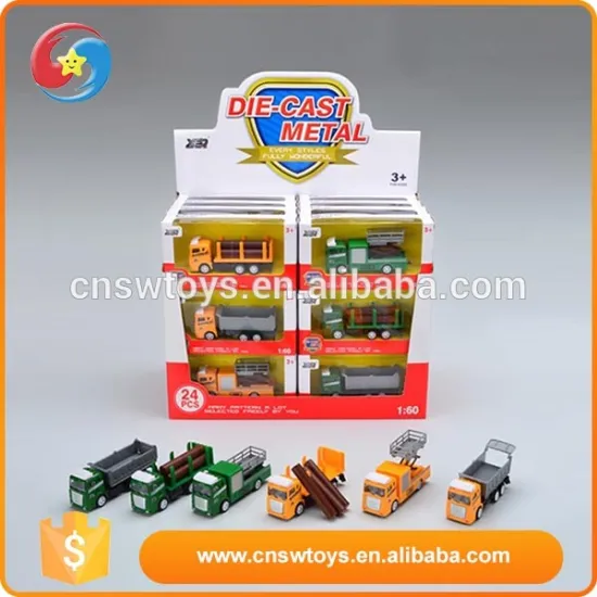 China supplier funny kids colourful metal diecast toys truck