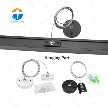 Title: Magnetic Track Light Steel Hanger Rail Accessories for Indoor Ceilings