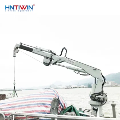 High Quality HNTIWIN Marine Ship Deck Loader and Unloader Cranes for Sale (2t-5t)