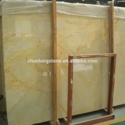 Silk Gold marble tile,golden marble slab