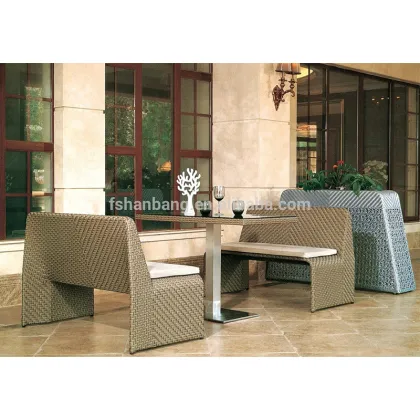 Wicker Bar Table and Chair Set