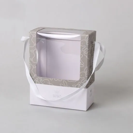 Display Foldable Paper Gift Box for Baby Clothing