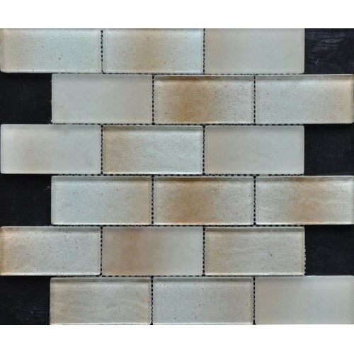 Rectangle Brick Crystal Glass Mosaic