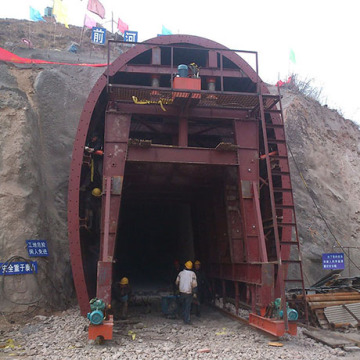 Custom-Built Railway Tunnel Trolley for Transport