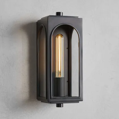 Modern Black Exterior Wall Lights: Waterproof Home Outdoor Wall Lamps