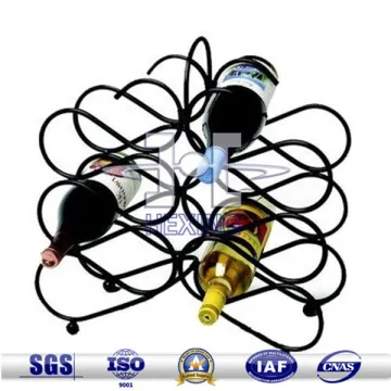 new design metal wire red wine rack