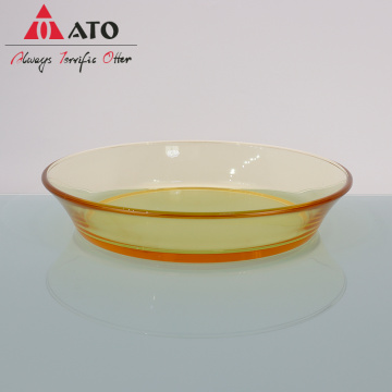 ATO Wholesale crystal fruit plate for glass plate