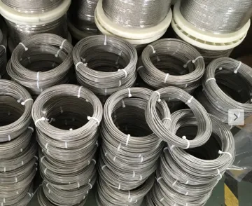 7X19 stainless steel wire rope 3/8in 316