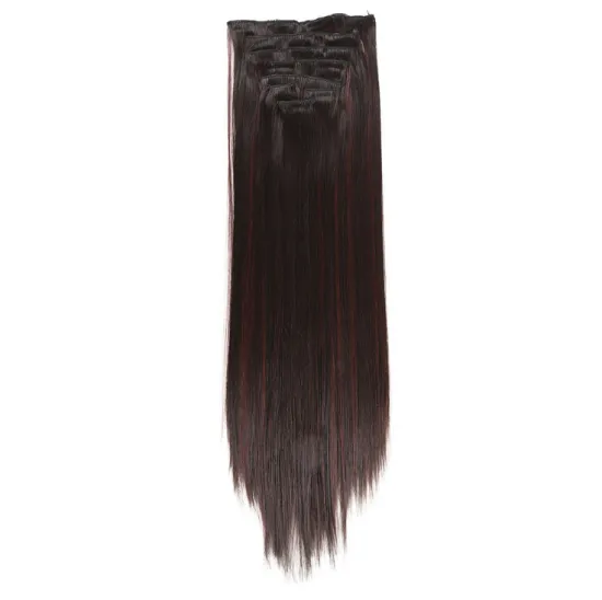 synthetic clip hair 8pcs per set