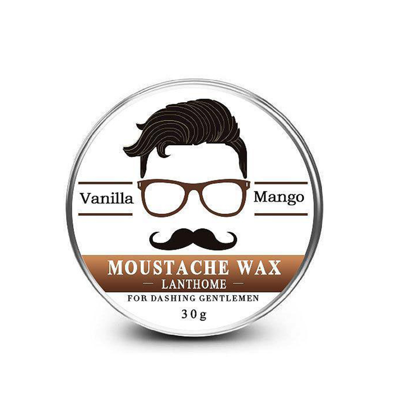 Natural Conditioning Softener Beeswax Moustache Wax Conditioner Leave in Beard Beard Aftershave Balm For Men 30g Styling B8S4