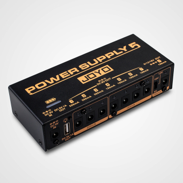 JOYO JP05 Multi-Voltage Guitar Effects Pedal Power Supply with USB Port