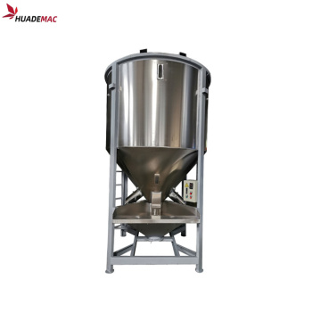 Mixer butiran plastik vertikal / mesin pengering pencampur