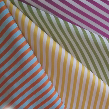 Yarn Dyed Cotton Sateen Stripe Fabric