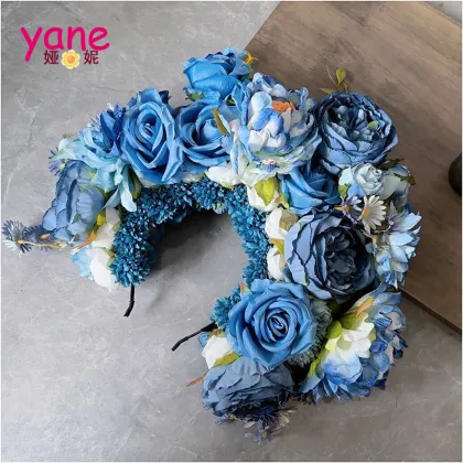 Bridal Blue Classic Bionic Flower Headband