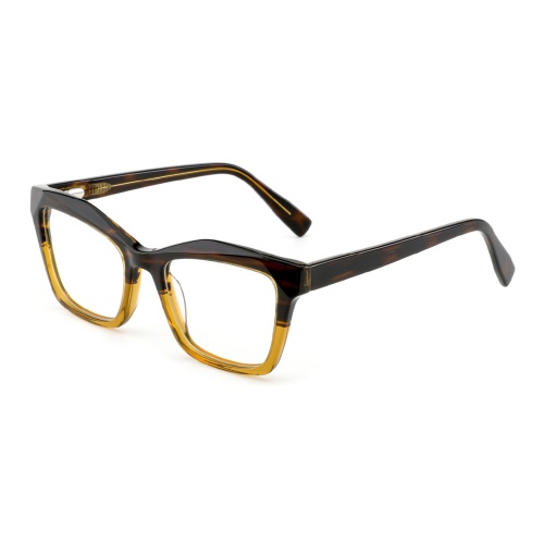 Low MOQ Geometric Acetate Eyeglasses Frame