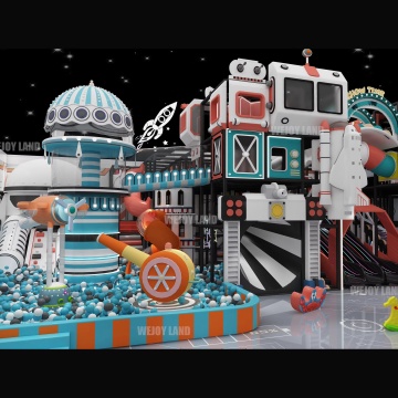 Customizable Future World & Peter Pan Theme Commercial Playground Equipment: Soft Indoor Playgrounds with Ball Pits