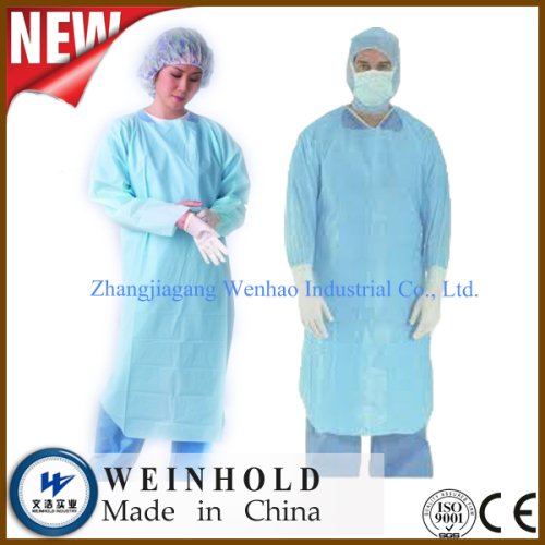 Hospital visit coat disposable CPE Isolation gown