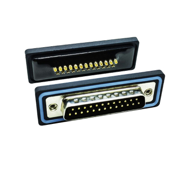 Waterproof D-Sub25 Male Solder DB25 Connector for Cable