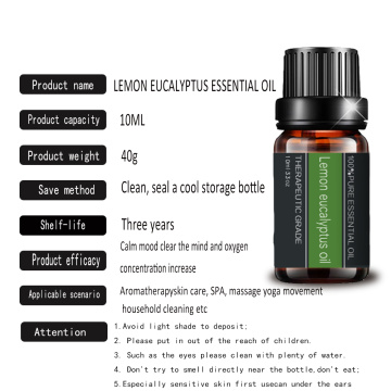 10ml de eucalipto de limão de 10 ml 100% puro natural