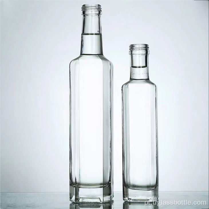 Garrafa de vidro de azeite de azeite personalizado garrafa de azeite
