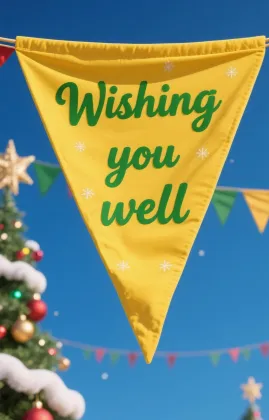 Unique christmas garden flags
