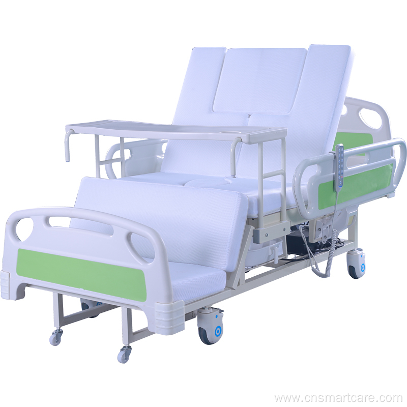 Electric Hospital Nursing Bed With Toilet