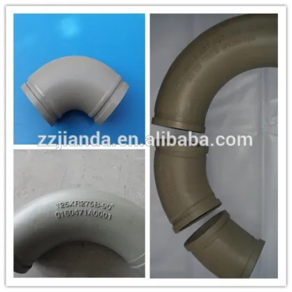 Zoomlion concrete pump parts flap elbow, Zoomlion bend pipe