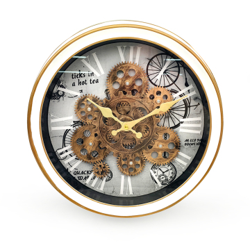 High Demand Metal Art Wall Clock Luxury Home Decor